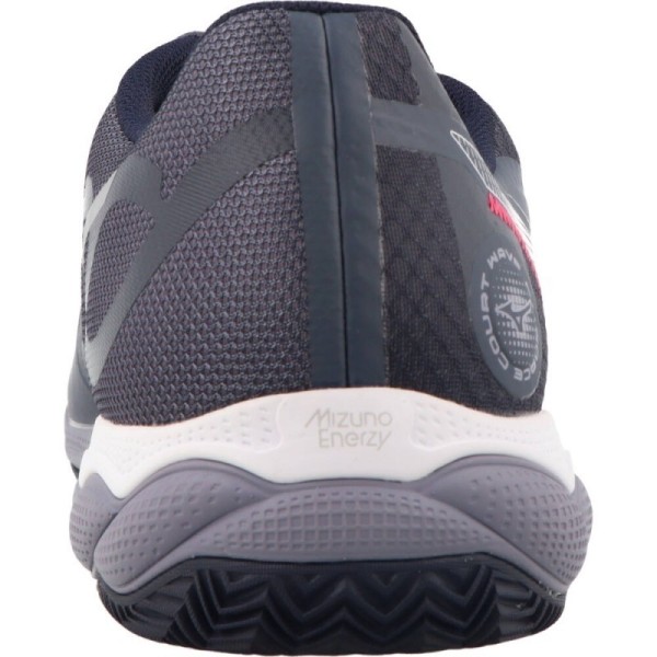 Chaussures Mizuno Wave Enforce Court Clay Gris Blanc Bleu Offre + Pas Cher 5