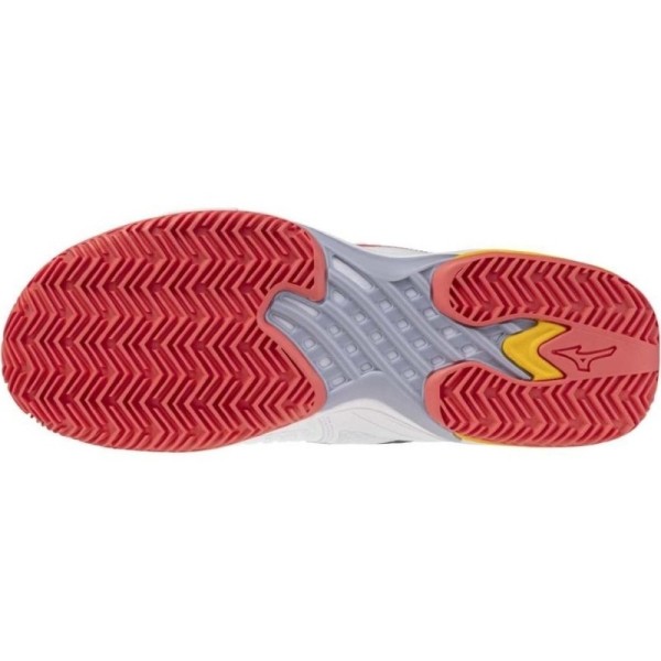 Mizuno Wave Exceed Tour 6 Clay Weiß Koralle Grau Damen Angebot + Günstig 2