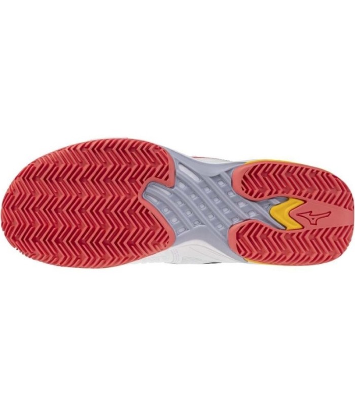 Mizuno Wave Exceed Tour 6 Clay Weiß Koralle Grau Damen Angebot + Günstig 2