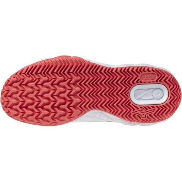 Zapatillas Mizuno Wave Enforce Court Clay Blanco Azul Coral Mujer Oferta + Barato 2