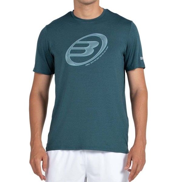 T-shirt vert foncé Bullpadel Lande 1