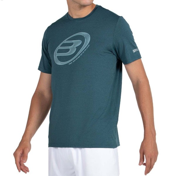 Camiseta verde escuro Bullpadel Lande 2