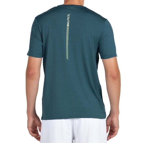 Dunkelgrünes Bullpadel Lande 3 T-Shirt