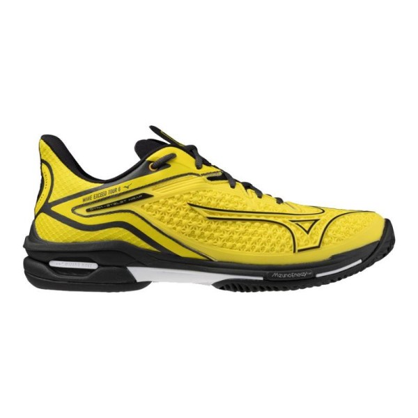 Chaussures Mizuno Wave Exceed Tour 6 Padel Jaune Noir Offre + Pas Cher 1
