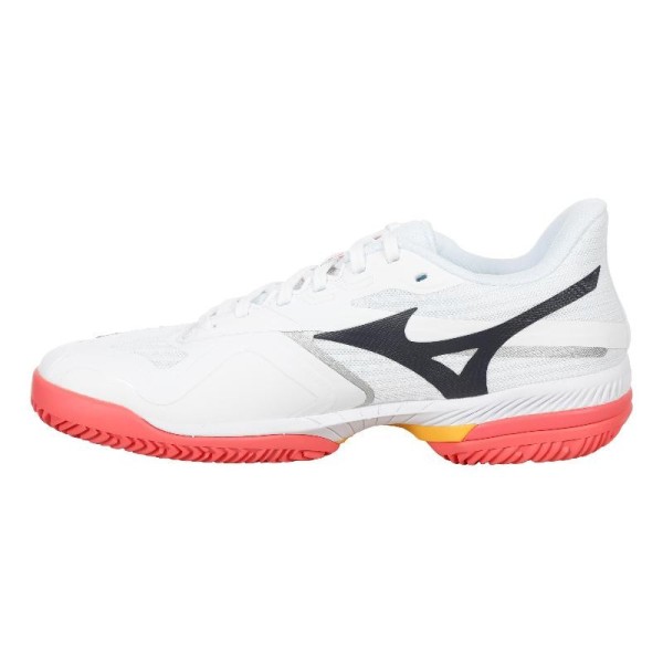 Scarpe Mizuno Wave Exceed Court Clay Bianco Corallo Donna Offerta + Economico 3