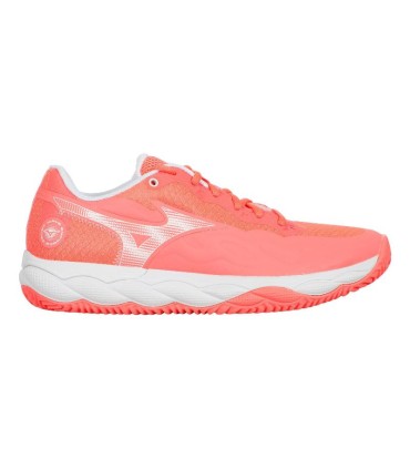 Mizuno Wave Enforce Court Clay Coral Weiß Damen Angebot + Günstig 1