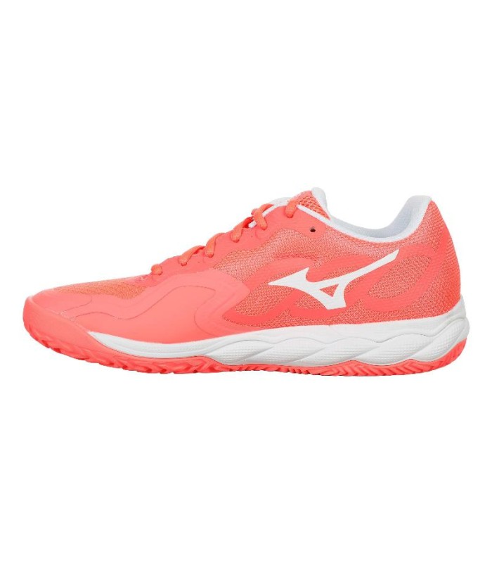 Mizuno Wave Enforce Court Clay Coral Weiß Damen Angebot + Günstig 3