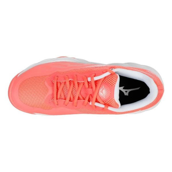 Mizuno Wave Enforce Court Clay Coral Weiß Damen Angebot + Günstig 4