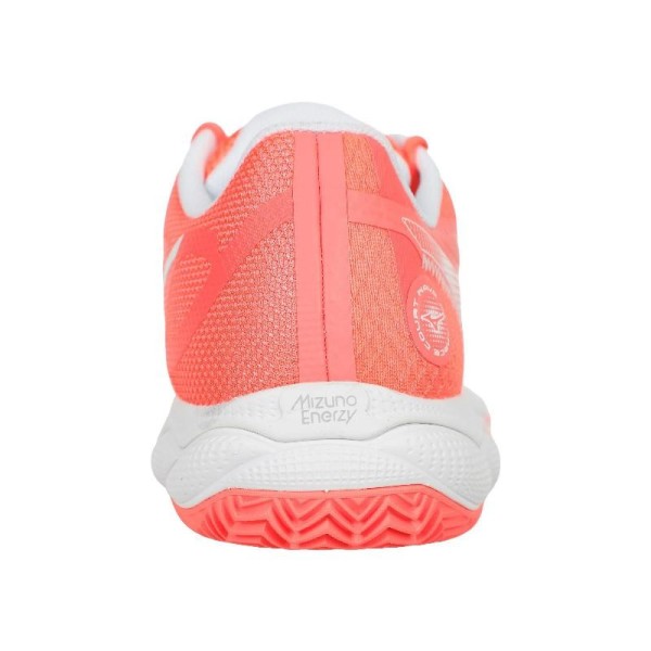 Tênis Mizuno Wave Enforce Court Clay Coral Branco Feminino Oferta + Barato 5