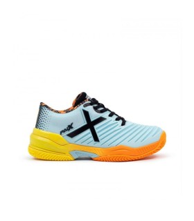 Chaussures Munich Padx 58 Padel Gris Orange Femme Offre + Pas Cher 1