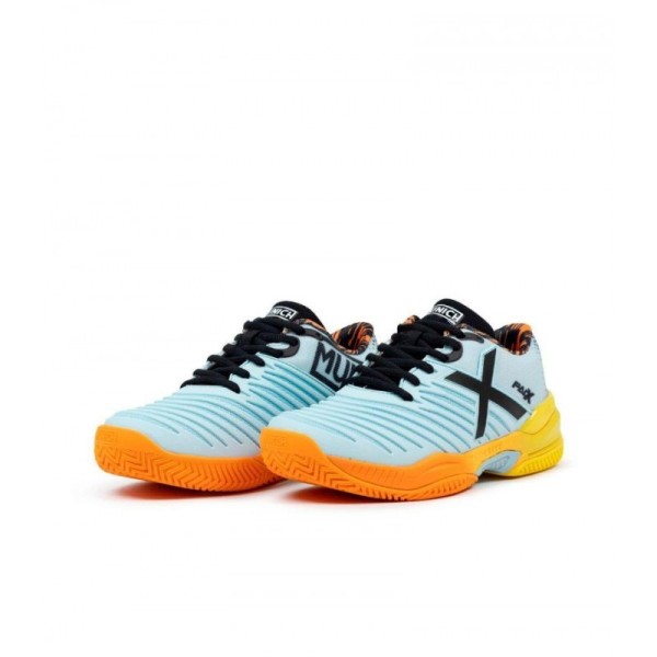 Chaussures Munich Padx 58 Padel Gris Orange Femme Offre + Pas Cher 4