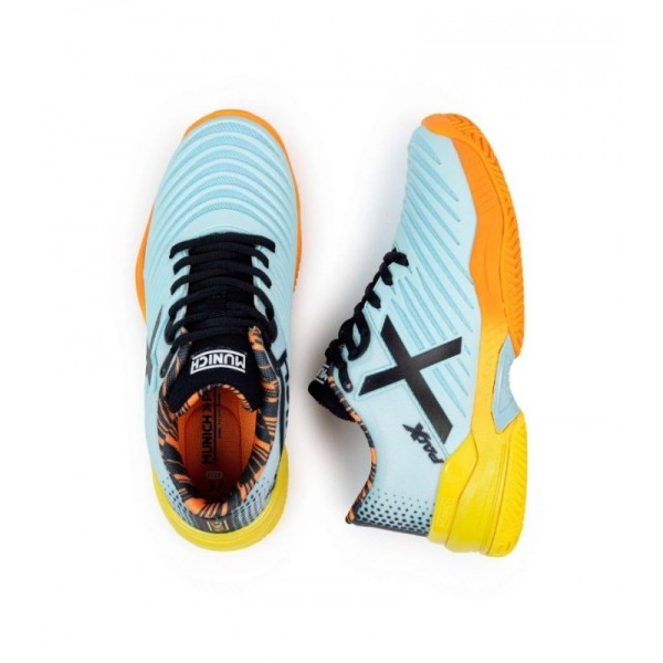 Munich Padx 58 Padel Shoes Gray Orange Women Offer + Cheaper 5