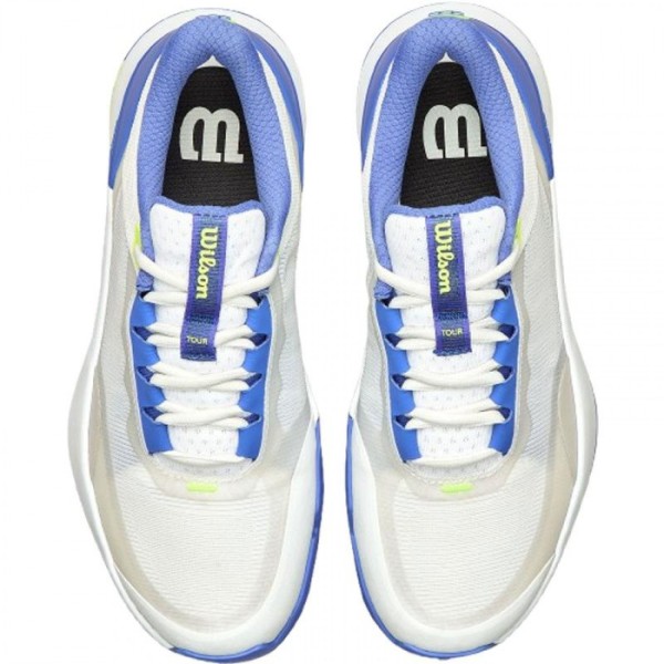 Scarpe Wilson Intrigue Tour Padel Bianco Blu Donna Offerta + Economico 5