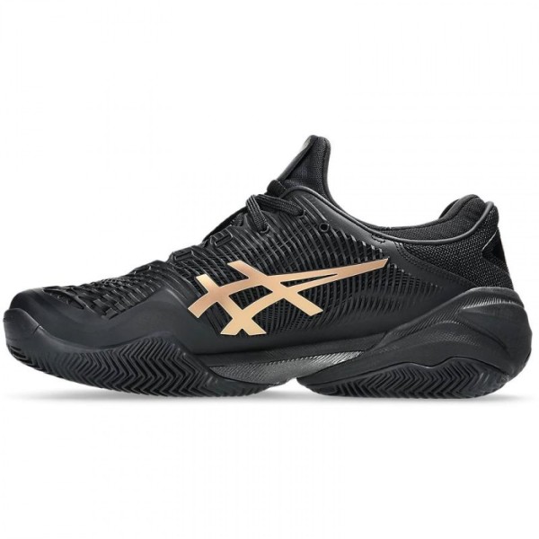Tênis Asics Court FF 3 Novak Clay Night Energy Preto Ouro Oferta + Barato 3