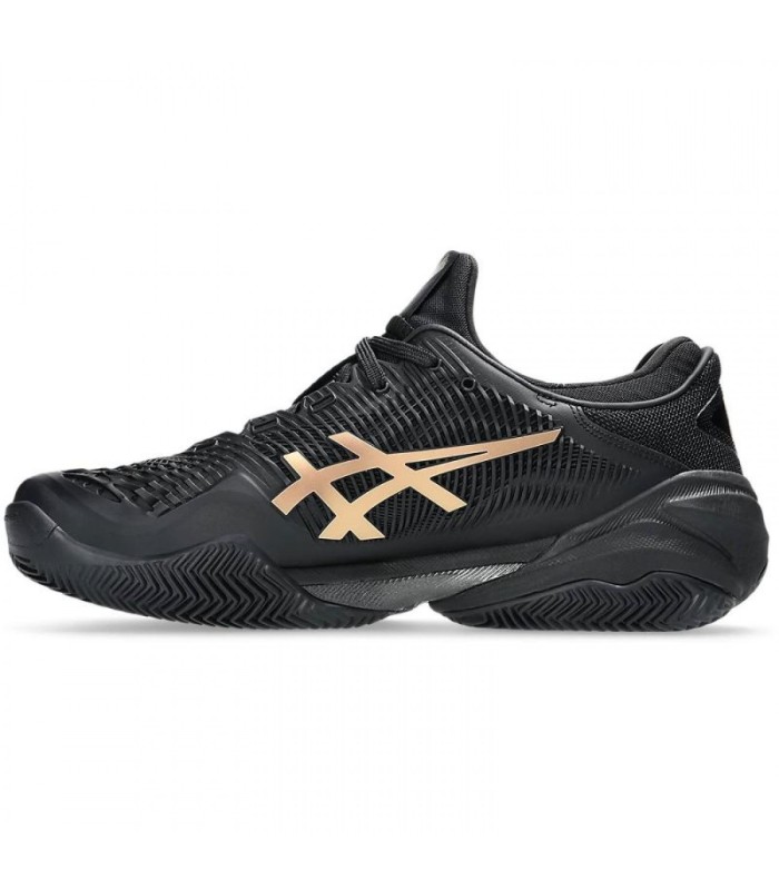 Asics Court FF 3 Novak Clay Night Energy Schwarz Gold Angebot + Günstig 3