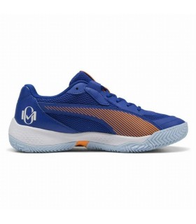 Scarpe Puma Momo Gonzalez Nova Court Blu Arancione Offerta + Economico 1