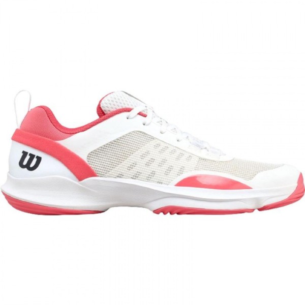 Chaussures Wilson Hurakn Pro V2 Blanc Rose Dubarry Femme Offre + Pas Cher 1