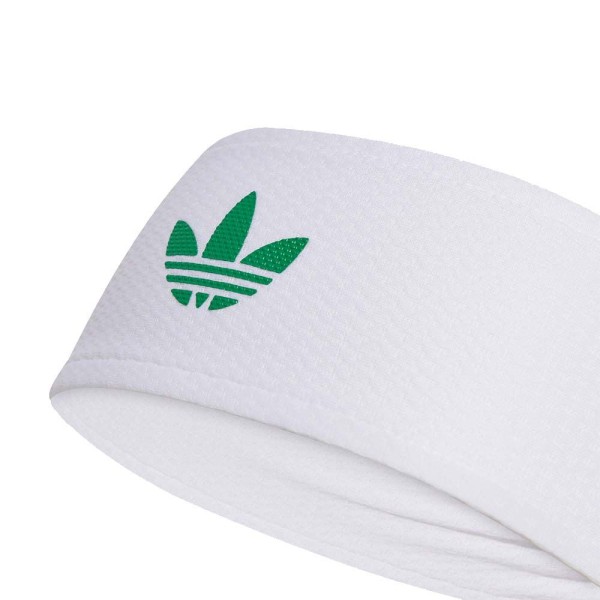 Cinta para la cabeza Adidas Originals Tie Climacool Blanco / Verde 4
