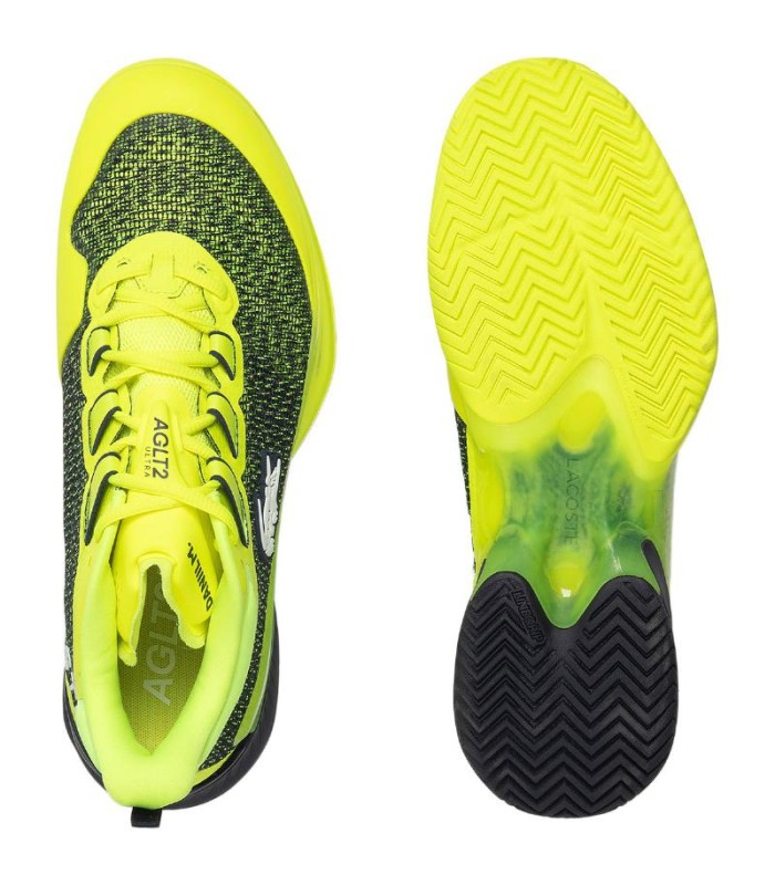 Lacoste Daniil Medvedev AG-LT23 Ultra Yellow Navy Blue Shoes Offer + Cheaper 2