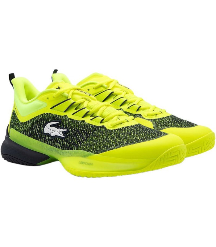 Chaussures Lacoste Daniil Medvedev AG-LT23 Ultra Jaune Bleu Marine Offre + Bon marché 3