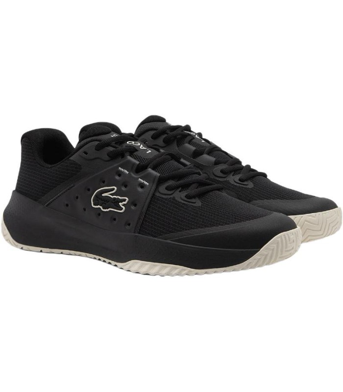 Zapatillas Lacoste Power Serve Negro Blanco Oferta + Barato 3