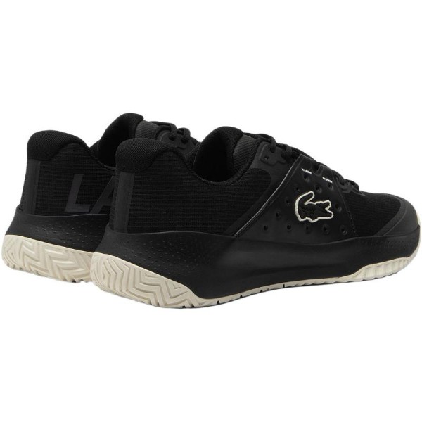 Chaussures Lacoste Power Serve Noir Blanc Offre + Pas Cher 4