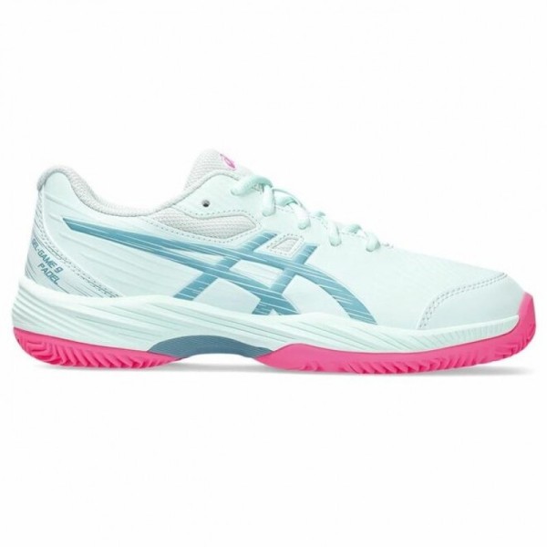 Tênis Asics Gel Game Padel 9 Menta Cinza Azul Júnior 1