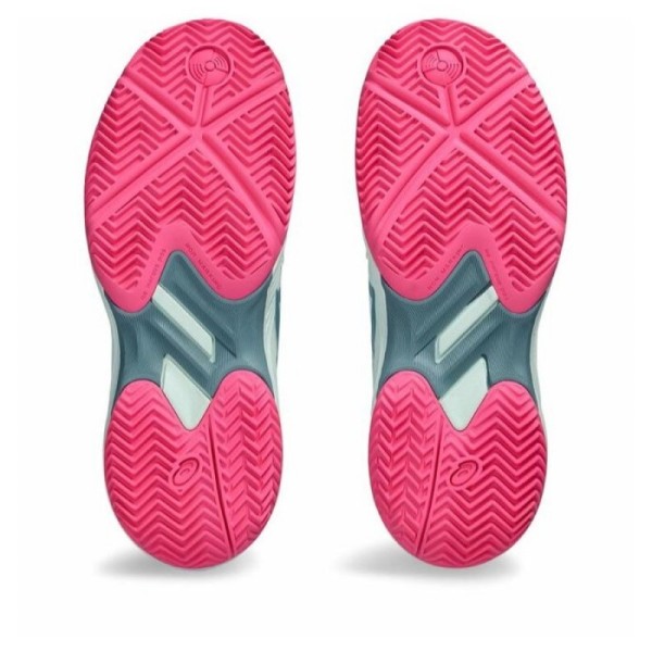 Ténis Asics Gel Game Padel 9 Menta Cinza Azul Júnior 2