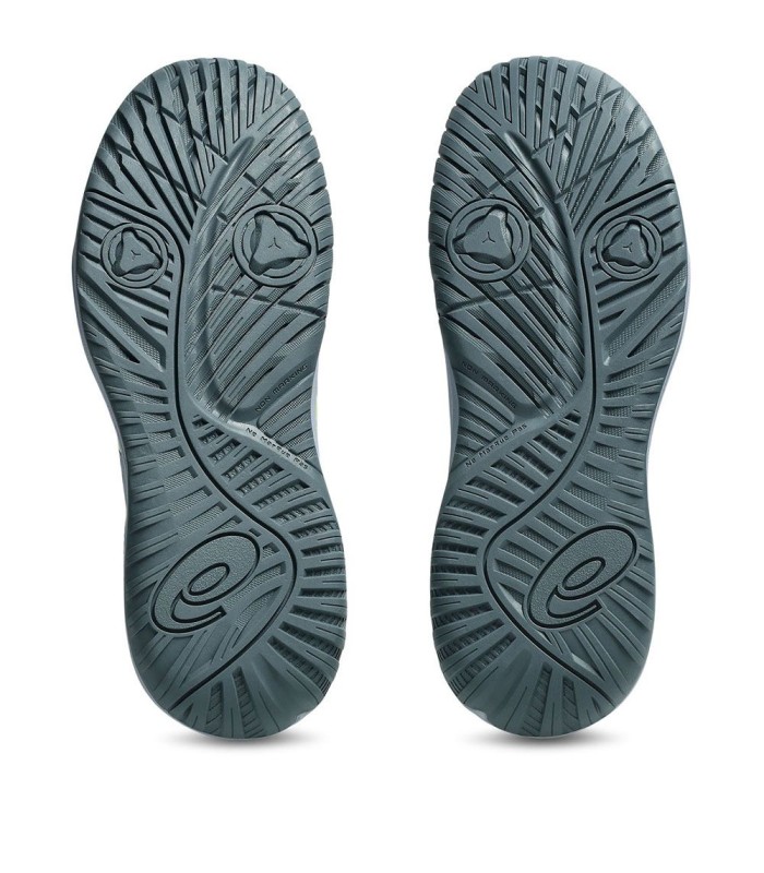 Asics Gel Resolution X GS Junior Shoes Gray / Green 3