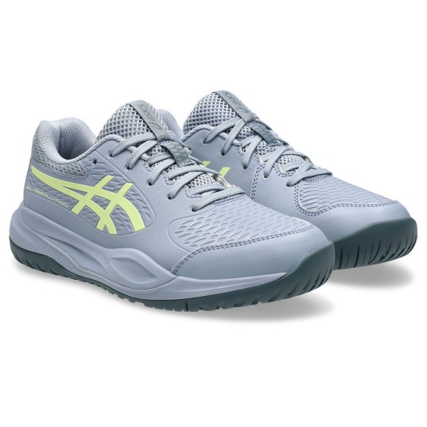 Asics Gel Resolution X GS Junior Grau/Grün 4 Turnschuhe