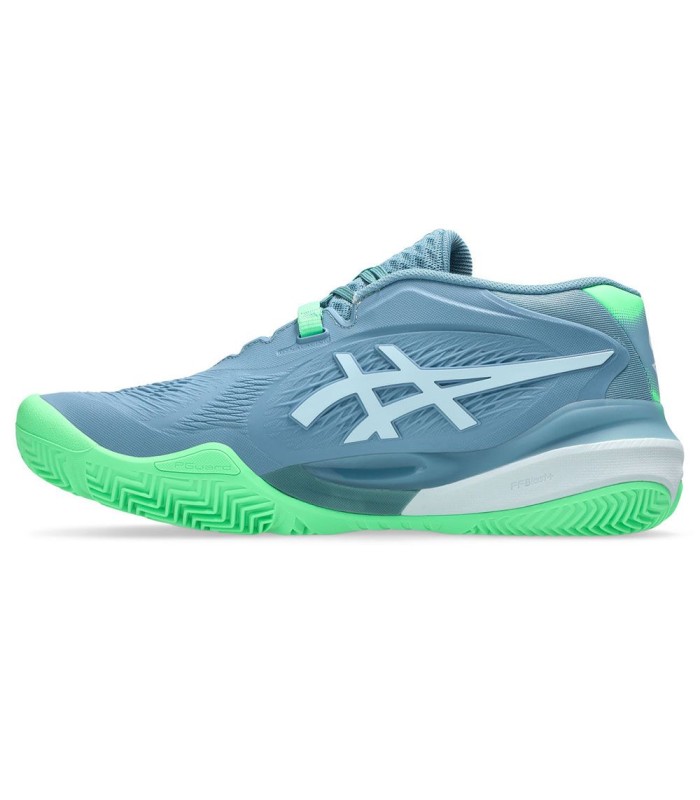 Asics Gel Resolution X Padel-Schuhe Blau Grau / Grün 2