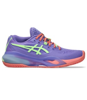 Chaussures Asics Gel Resolution X Padel Femme Violettes / Vertes 1