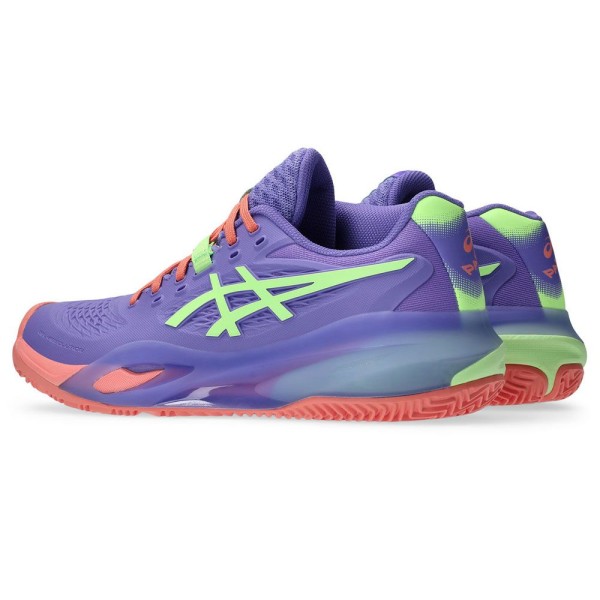 Asics Gel Resolution X Women's Padel Shoes Purple / Green 4