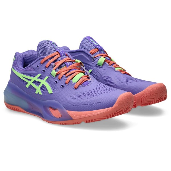 Scarpe Asics Gel Resolution X Padel Donna Viola / Verde 5