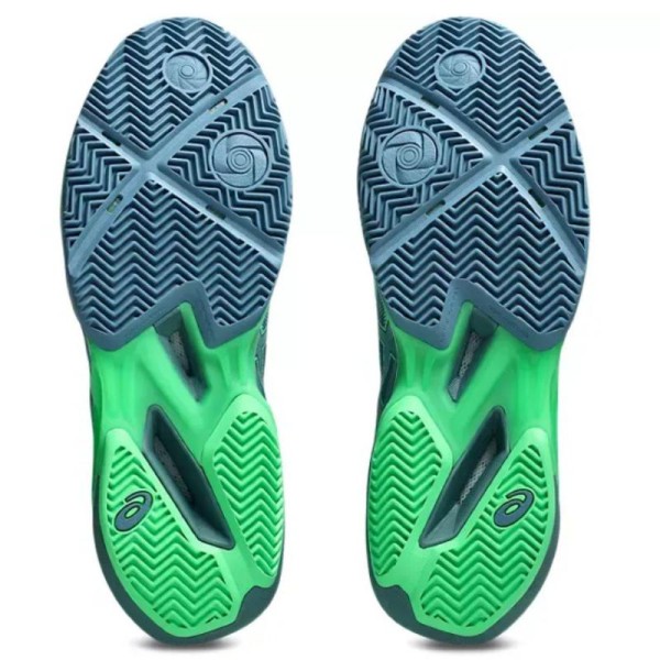 Scarpe Asics Sonicsmash FF Blu Verde Offerta + Economico 2